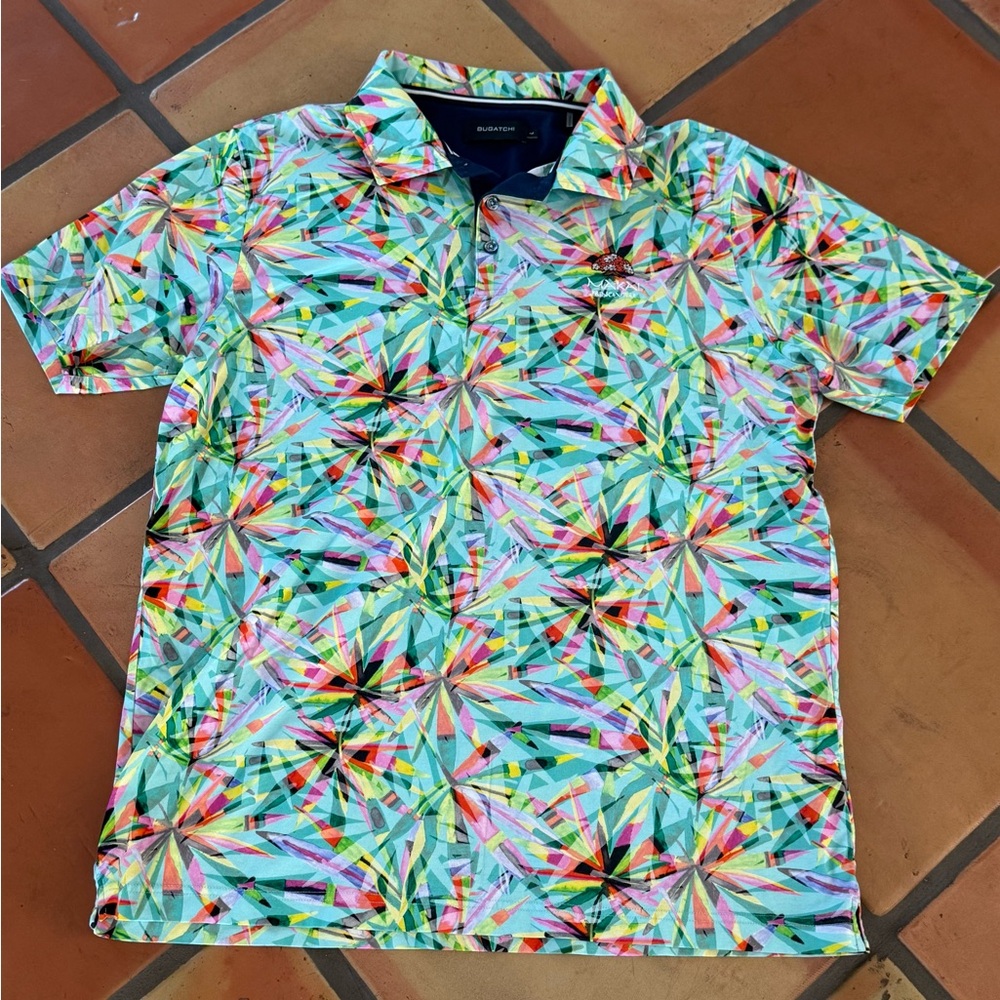 Boys Golf Shirt Princeville Makai Course by Bugatchi